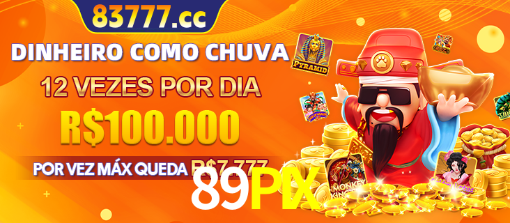 Banner do programa de recompensas Recomende para amigos do 89PIX, detalhando os bônus por convidar amigos, com prêmios que chegam a R$288.888.